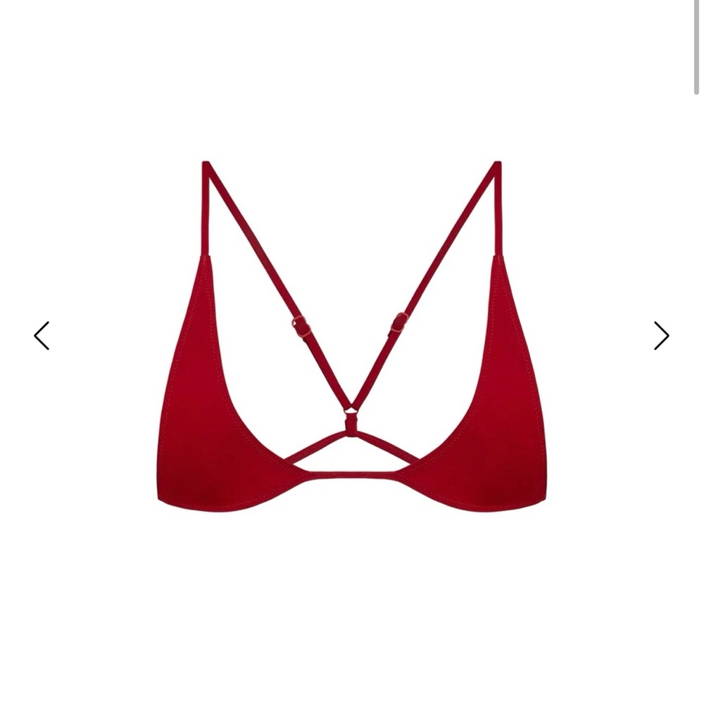 universo bralette in hibiscus LARGE